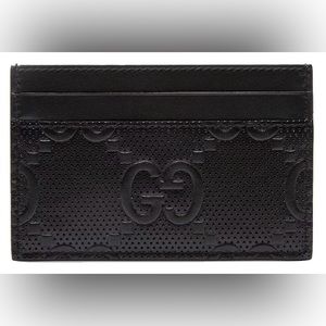 GG Embossed Gucci Card Case